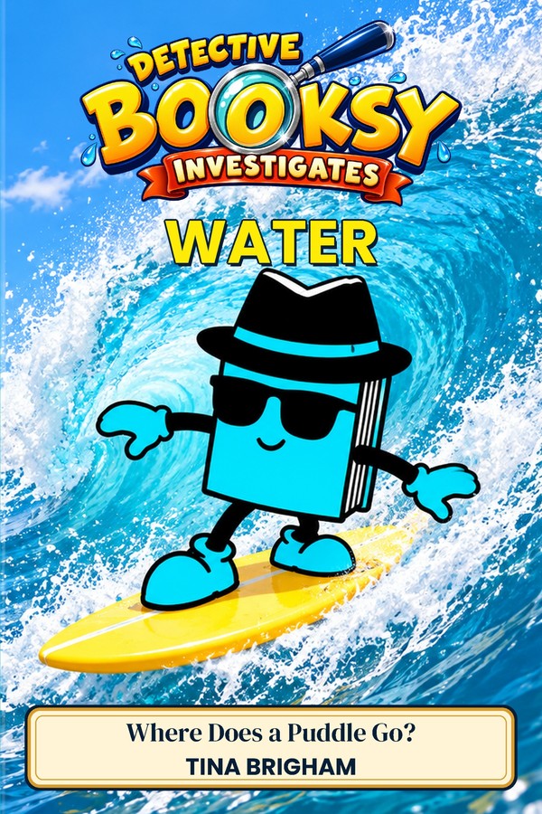 Detective Booksy Investigates Water: Where Does a Puddle Go? by Tina Brigham